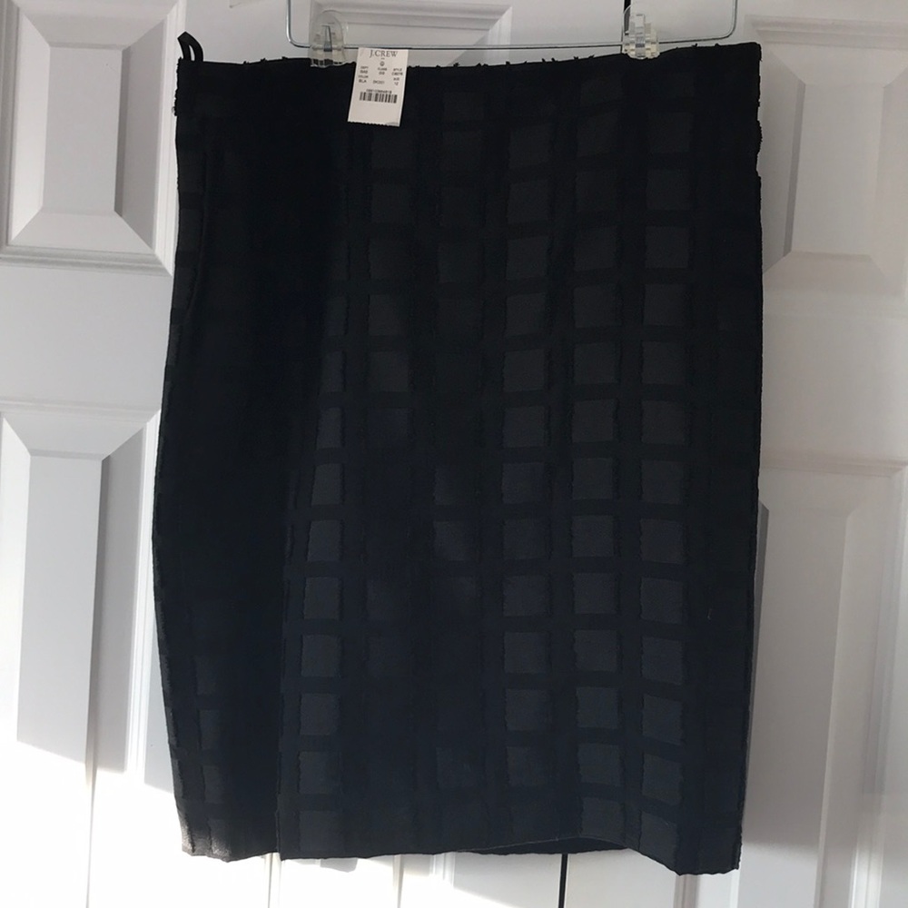 J Crew black pencil skirt